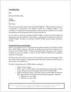 indicative offer letter example