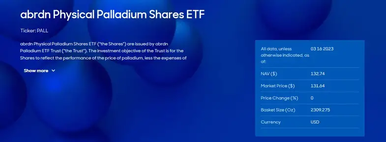 palladium etf