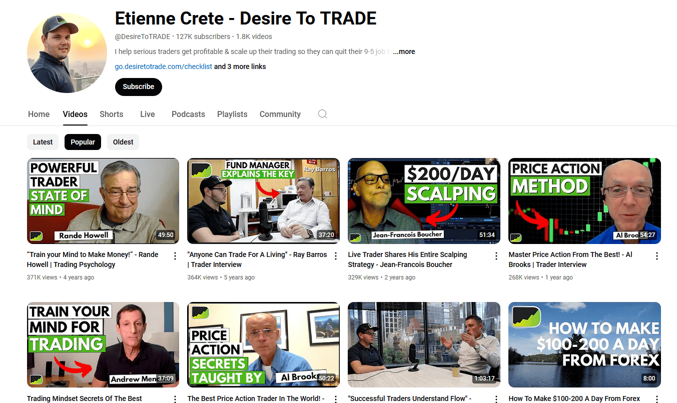 Etienne Crete - Desire To TRADE